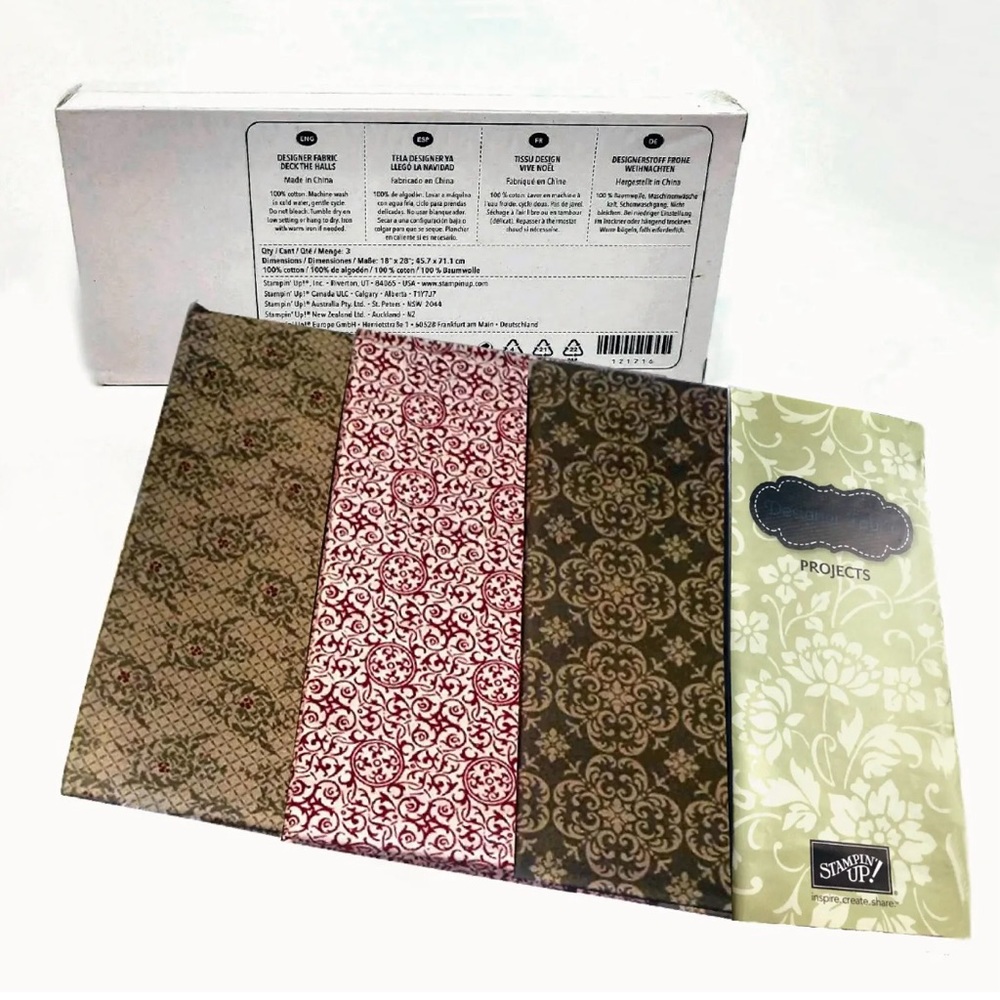 Stampin Up! Designer Fabric - Deck the Halls